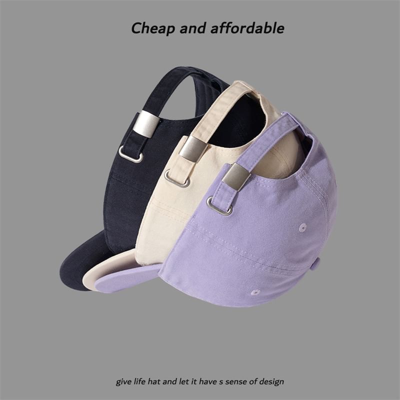 Cat Baseball Cap Embroidered