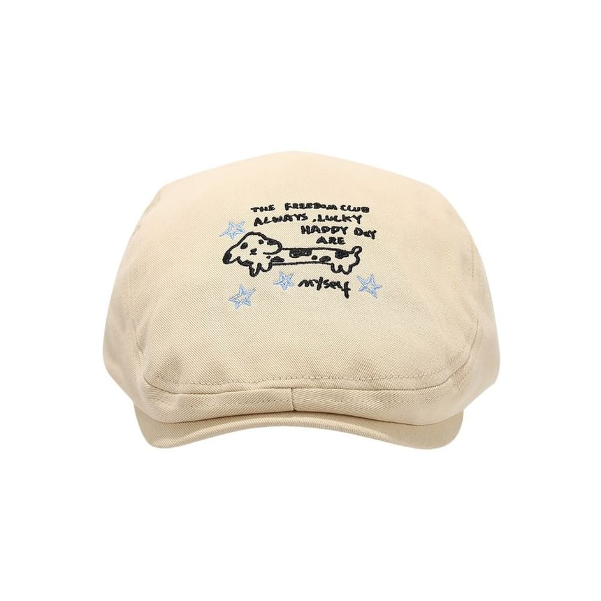 Newsboy Embroidery Cartoon Hat