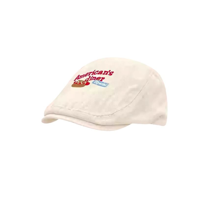 Embroidery Newsboy Cartoon Hat