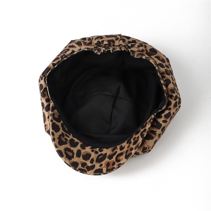 Print Animal Cap Newsboy