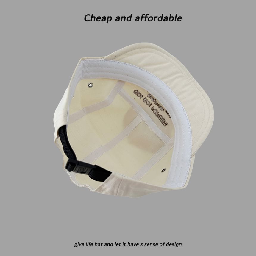 Lettering Cap Baseball Embroidery