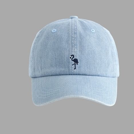 Flamingo Cap Baseball Embroidered