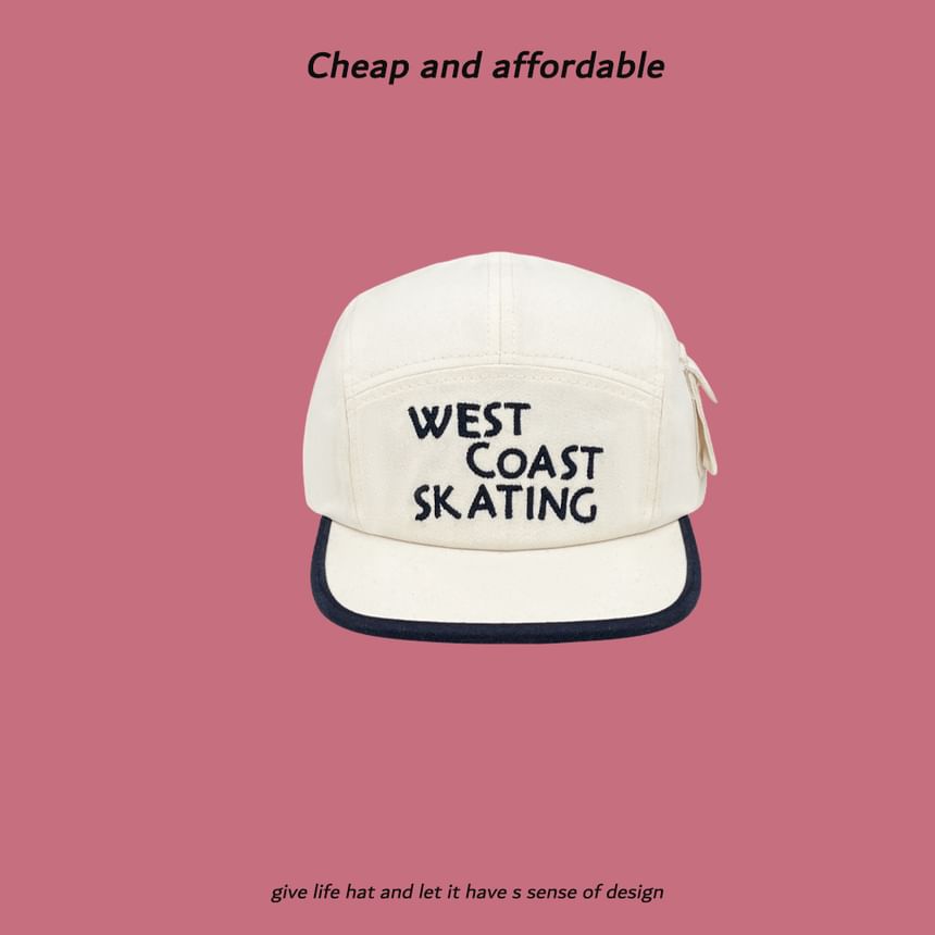 Baseball Lettering Embroidery Cap