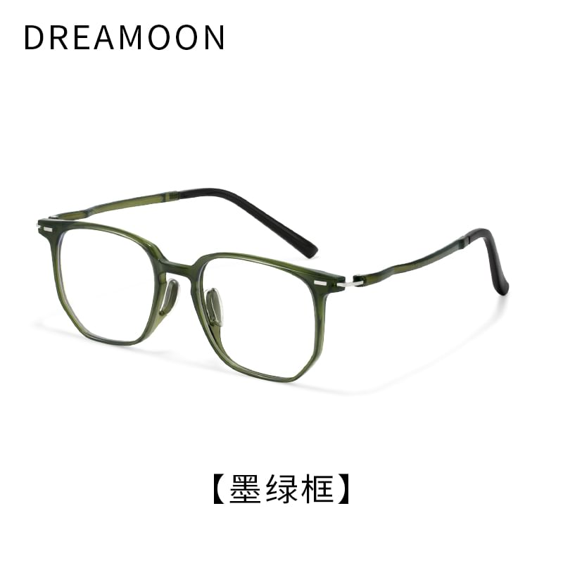 Light Glasses Blue Square Blocking