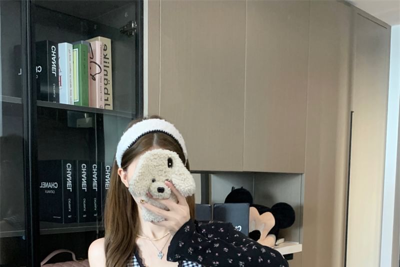 Floral Cami Dress Cardigan Panel Crop Mini Top Print Plaid /