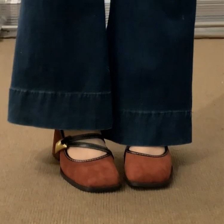 Heel Shoes Jane Chunky Mary