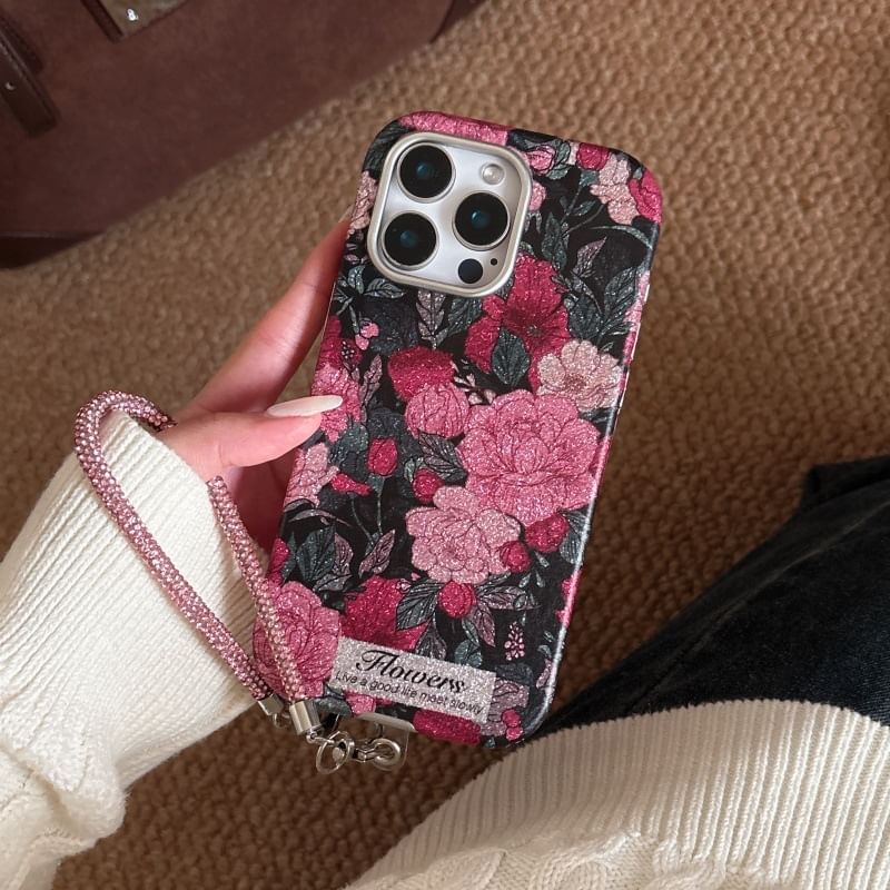 Floral Set Strap / Case Phone