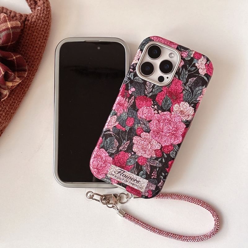 Floral Set Strap / Case Phone