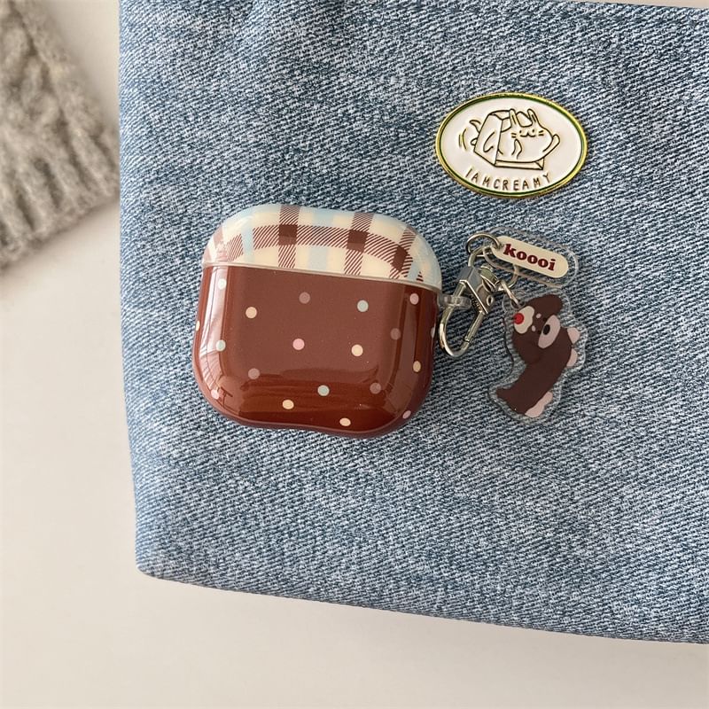 Case AirPods Pro Plaid Skin Set Polka Dot Charm Earphone /