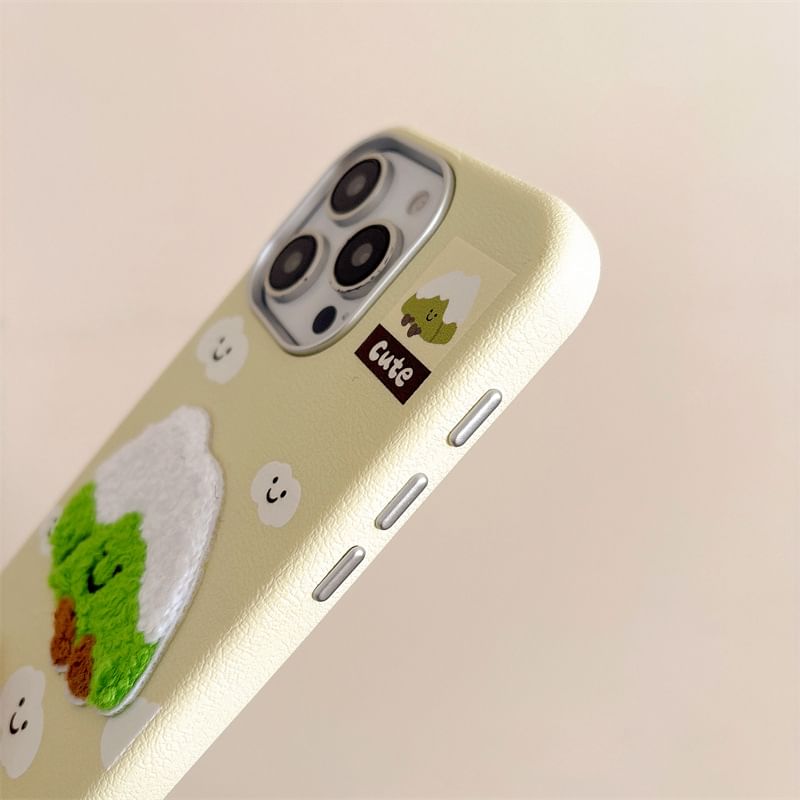 Embroidered Mountain Case Phone