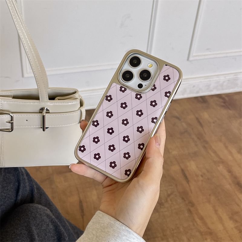 Argyle Phone Floral Case