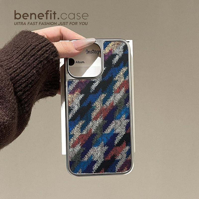 Case Set Phone Houndstooth / Strap