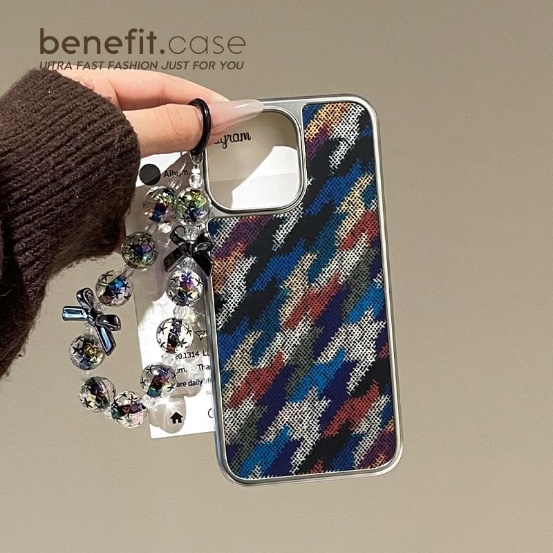 Case Set Phone Houndstooth / Strap
