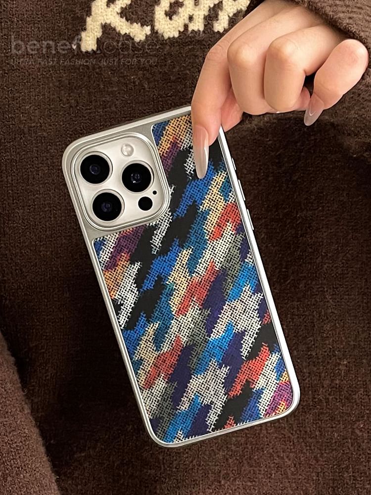 Case Set Phone Houndstooth / Strap