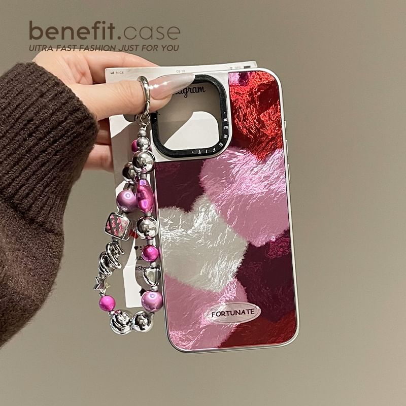/ Strap Set Case Heart Phone