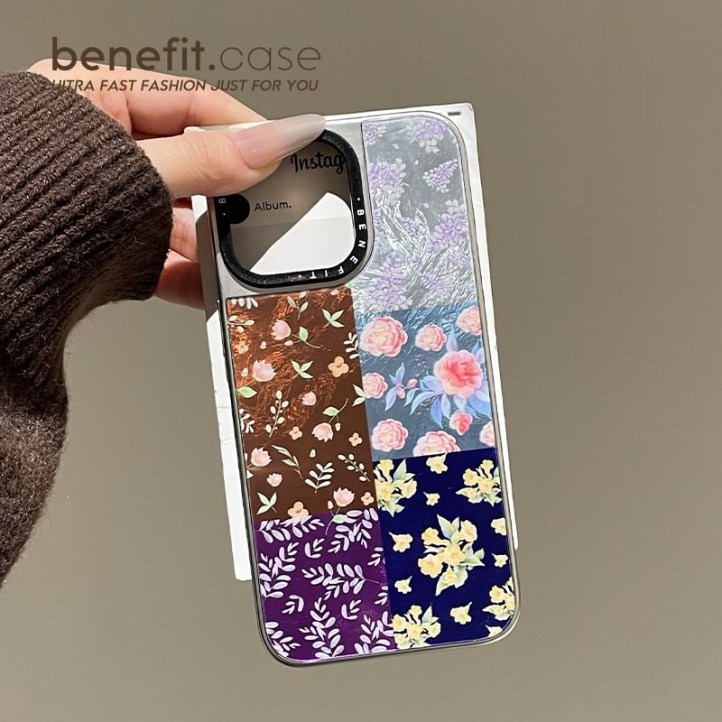 Case Strap Floral Set Phone /