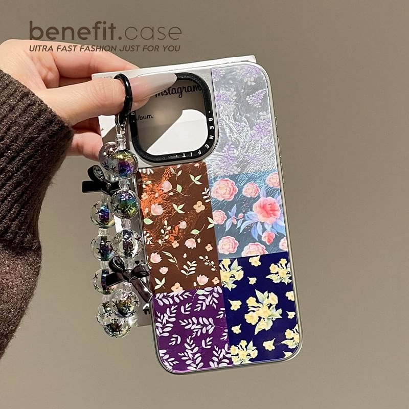 Case Strap Floral Set Phone /