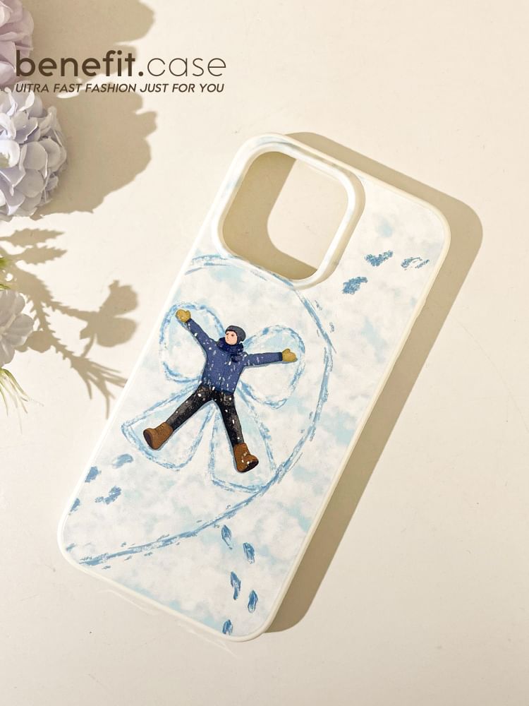 Couple Matching Phone Case Snow