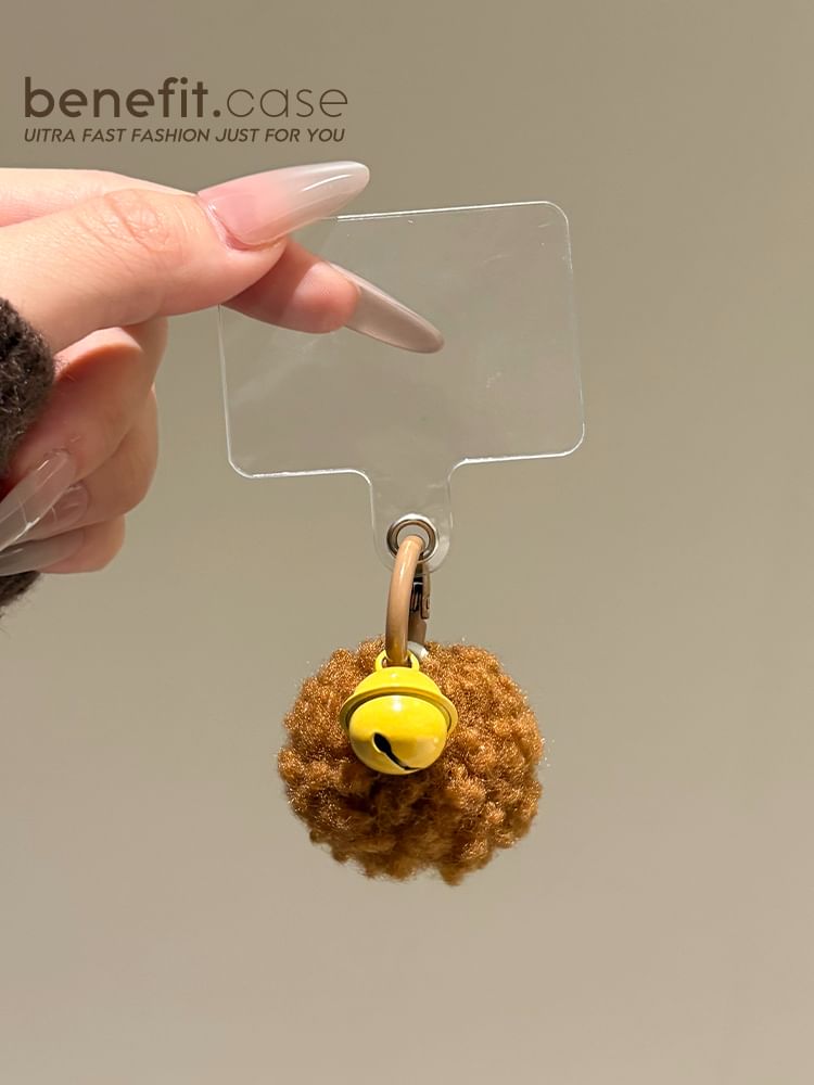 Phone Pom Charm Bell