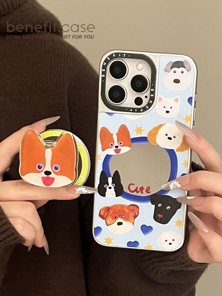 Case Dog Mirrored Phone