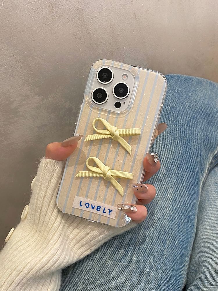 Case Ribbon Phone Striped