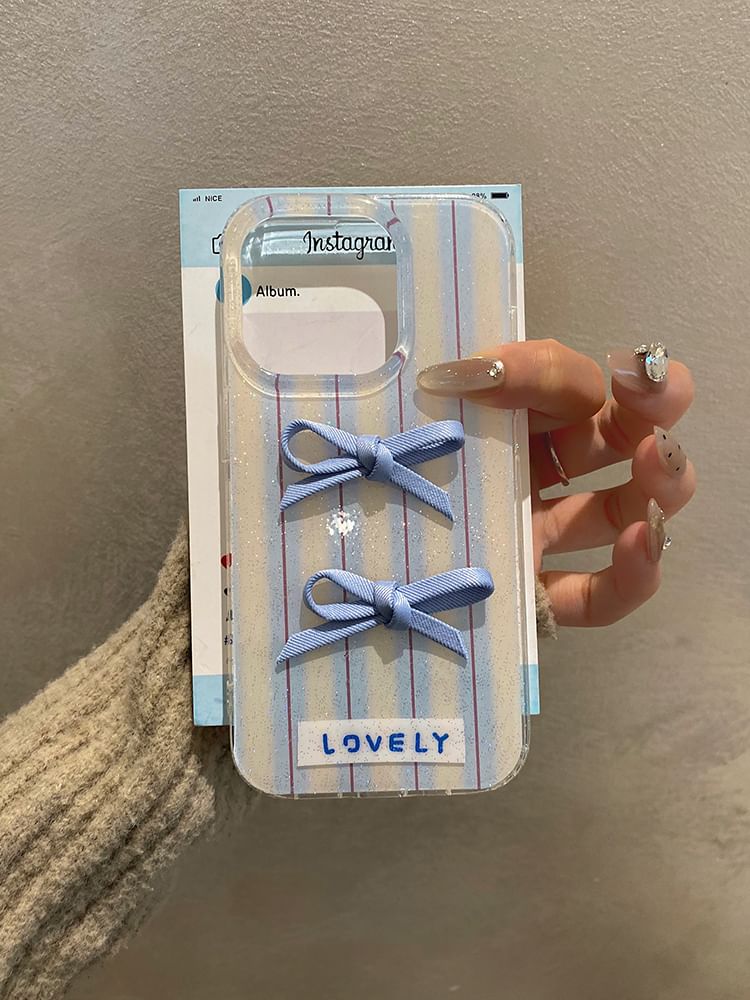 Case Ribbon Phone Striped