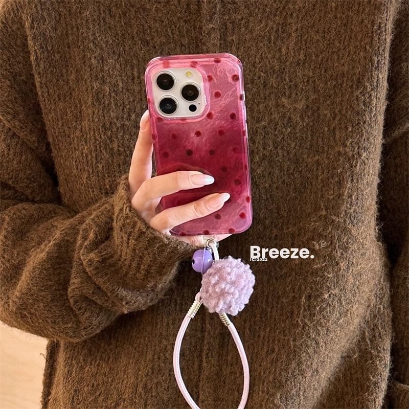Polka Phone Strap Dot Set / Case