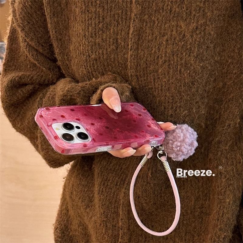 Polka Phone Strap Dot Set / Case