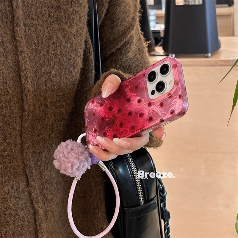 Polka Phone Strap Dot Set / Case
