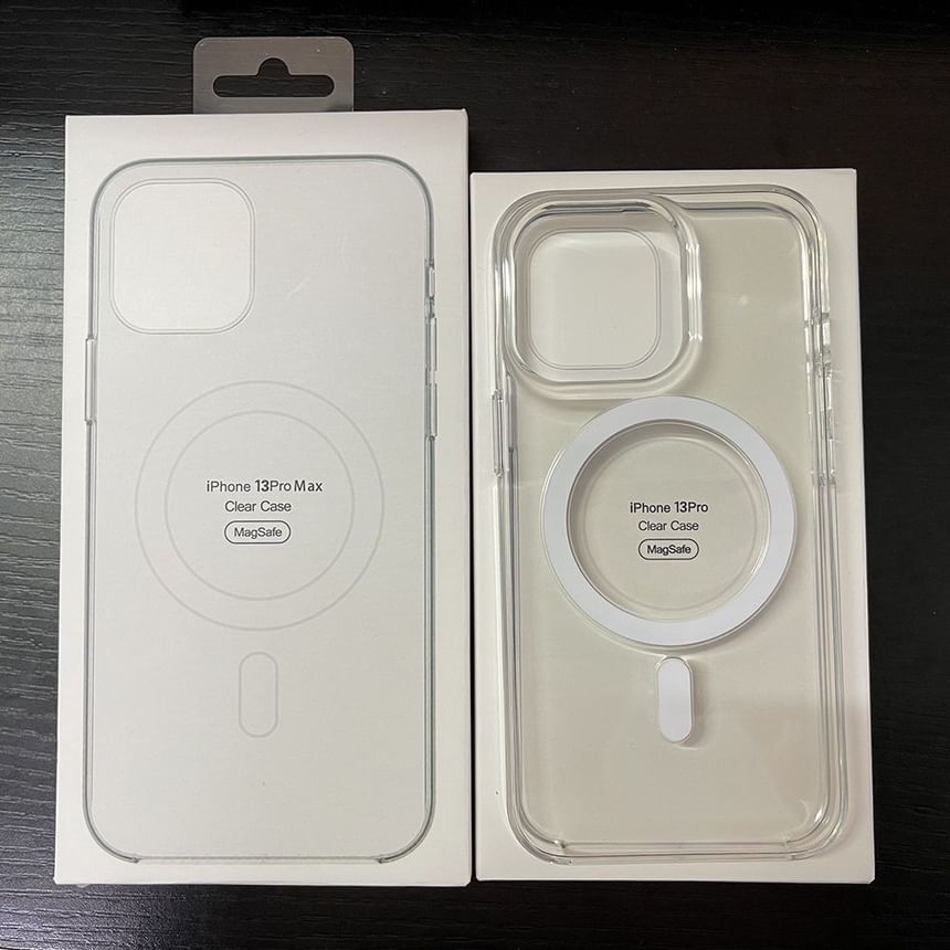 MagSafe) Magnetic Phone Transparent Case (Compatible with