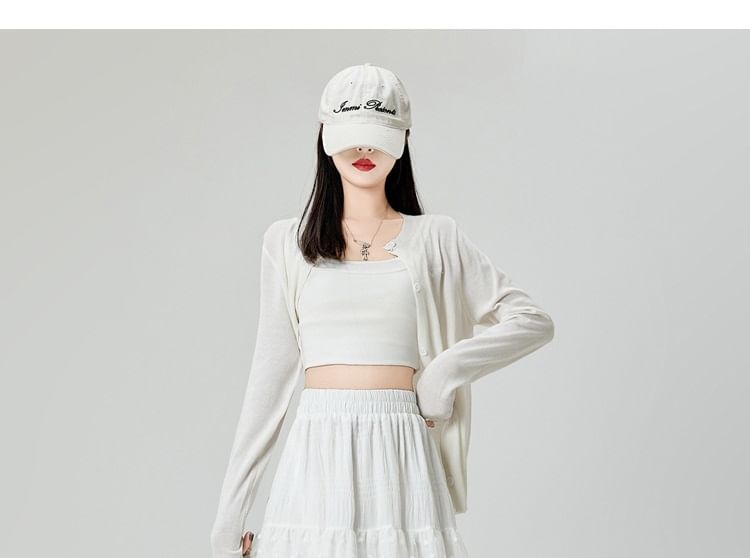 Tiered Lace Maxi A-Line Skirt with Elastic Waist