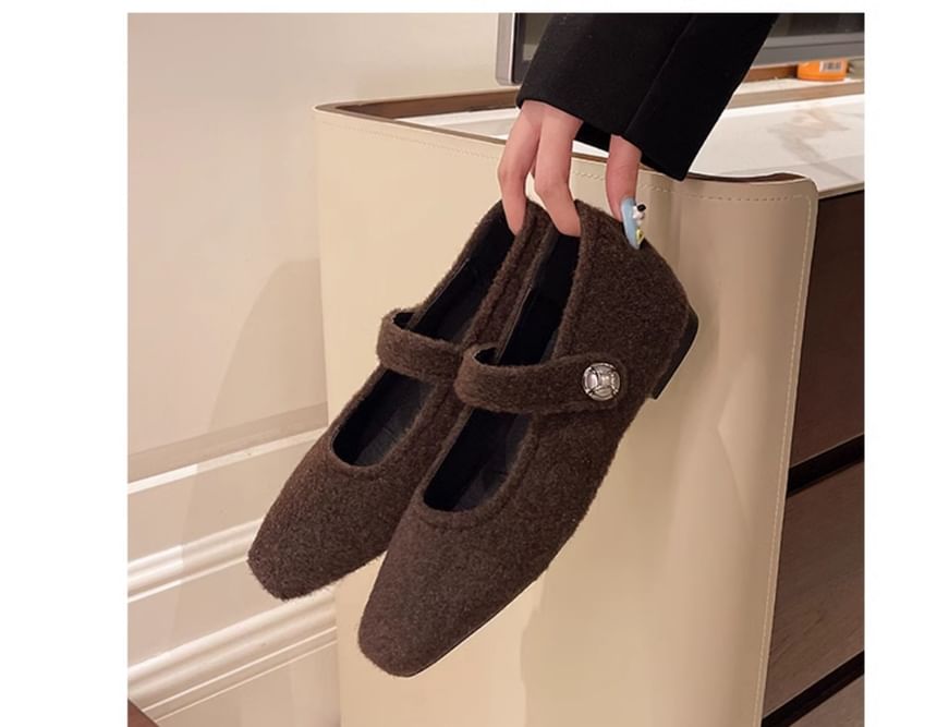 Hidden Wedge Jane Mary Toe Pumps Square