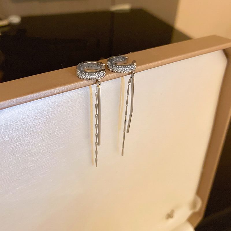 Rhinestone Earring Cuff