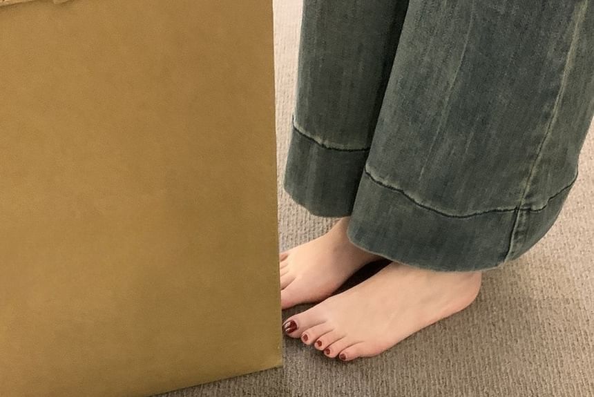 Toe Mules Plain Chunky Pointed Heel Accent Bow