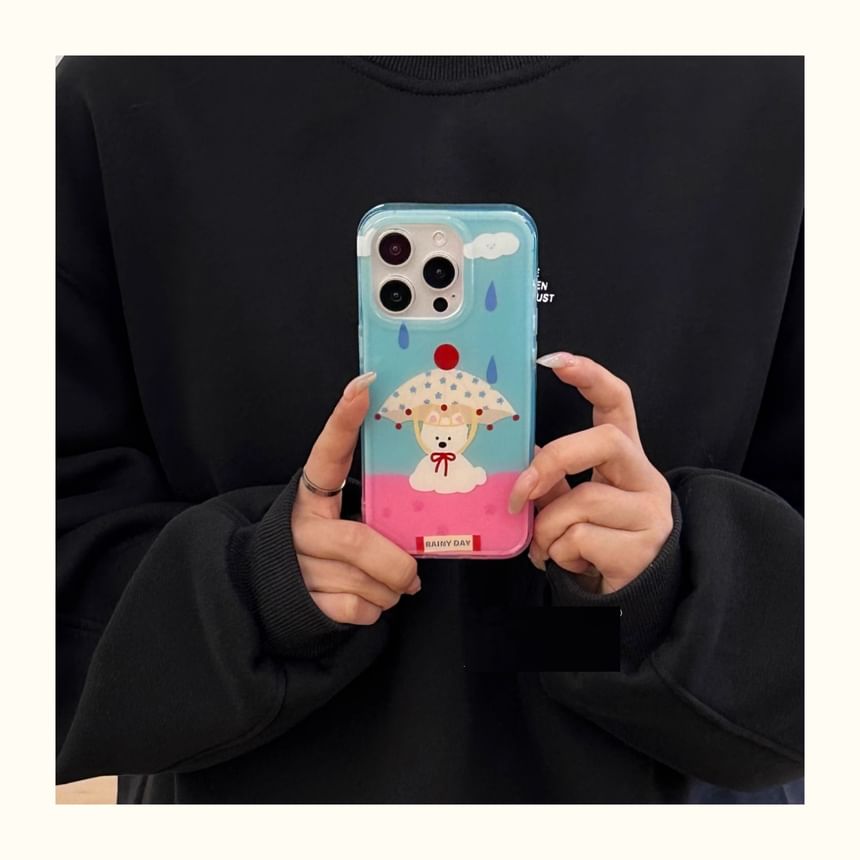 Phone Case Dog with Strap