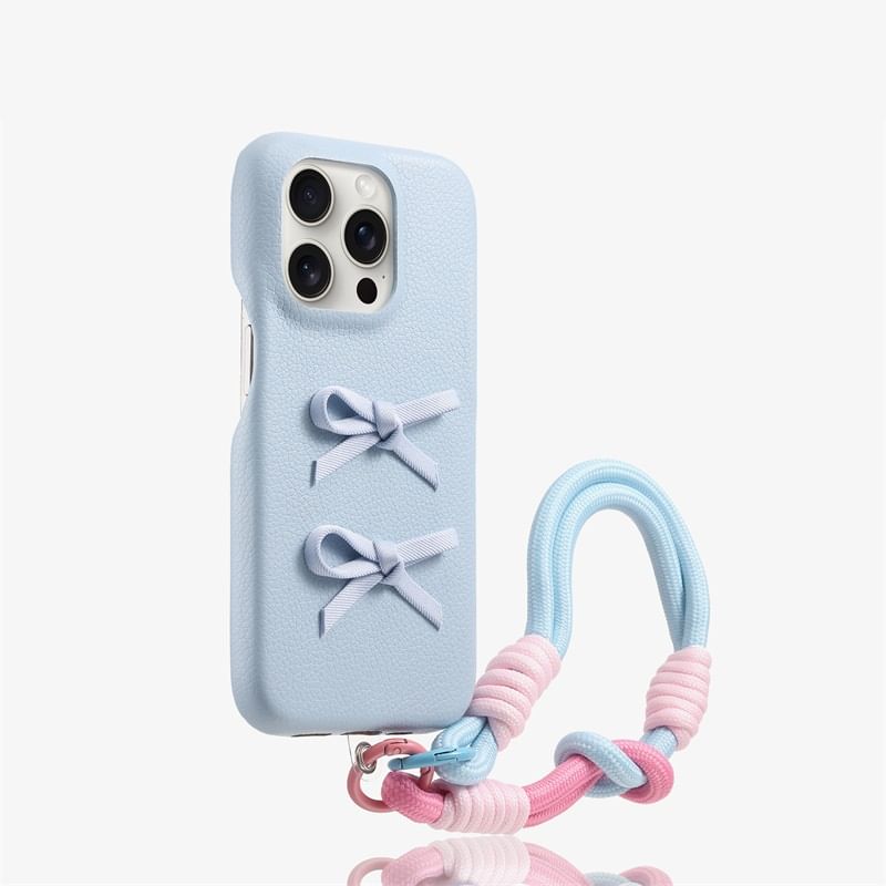 with Strap Ribbon Case Phone