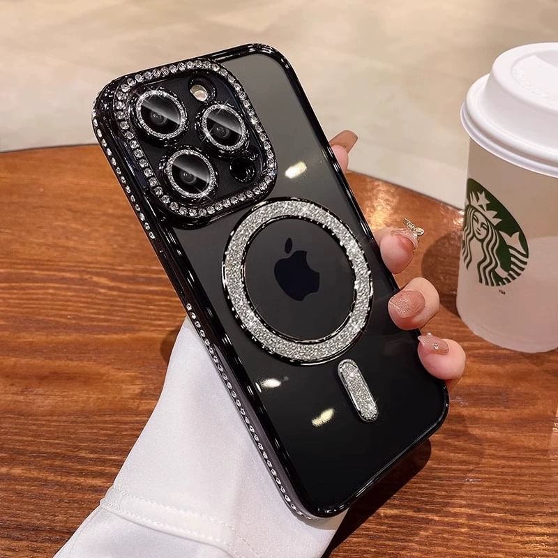 with Embellished Magnetic (Compatible Case MagSafe) Phone