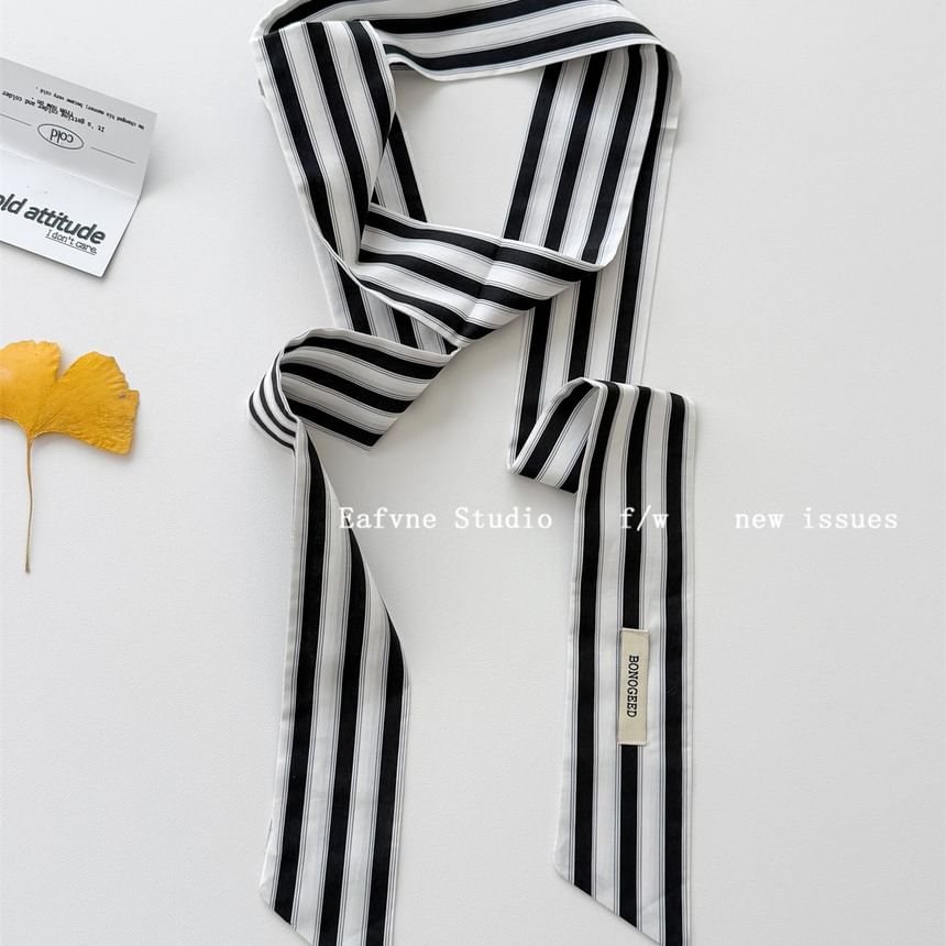 Hair Patterned Scarf Tie