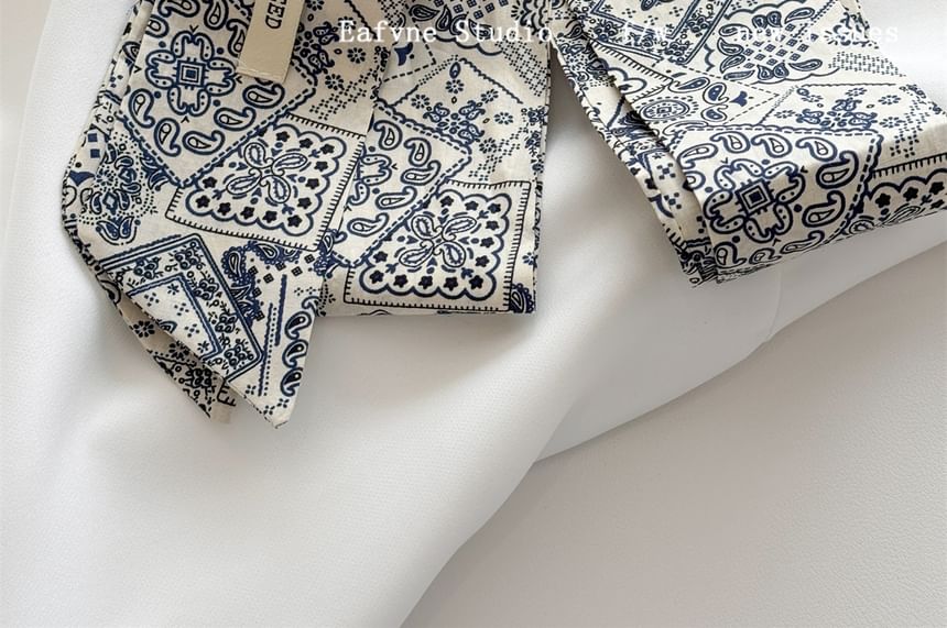 Hair Patterned Scarf Tie