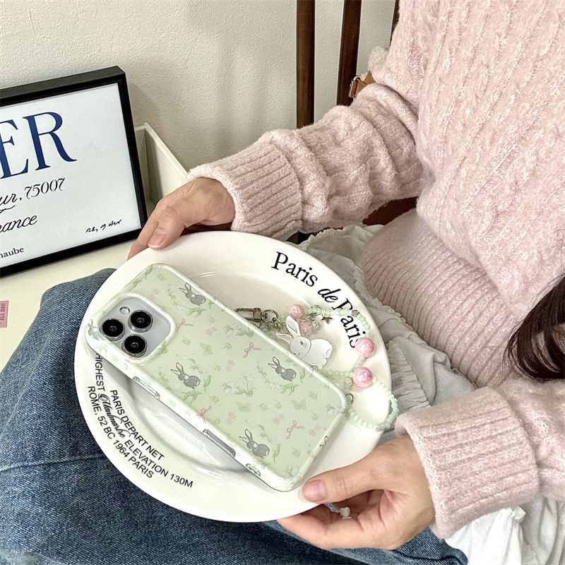 Phone Strap Set Rabbit / Case