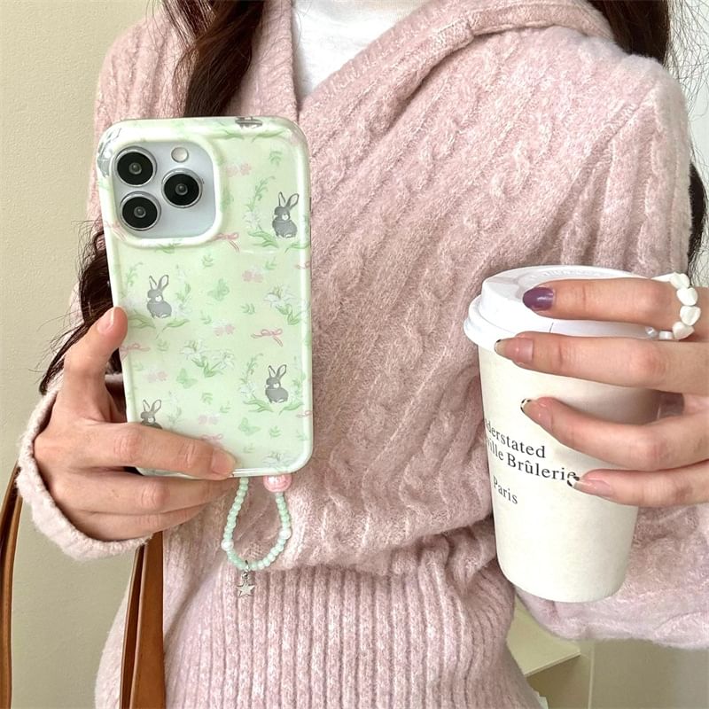 Phone Strap Set Rabbit / Case