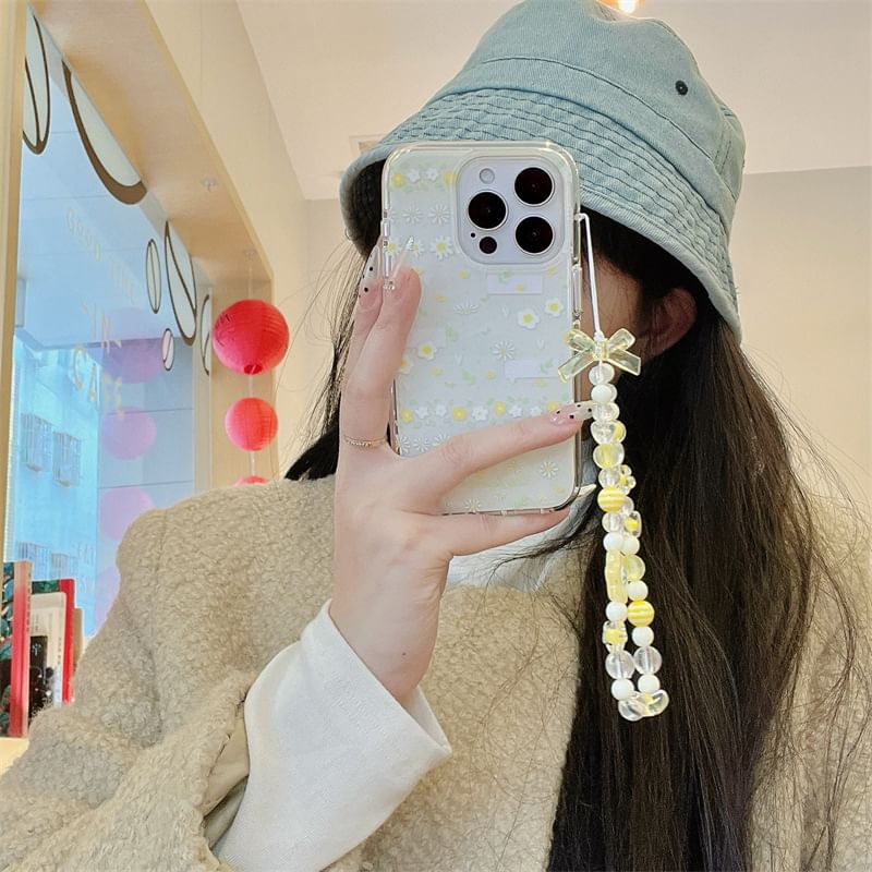 Floral Case Set Phone / Strap