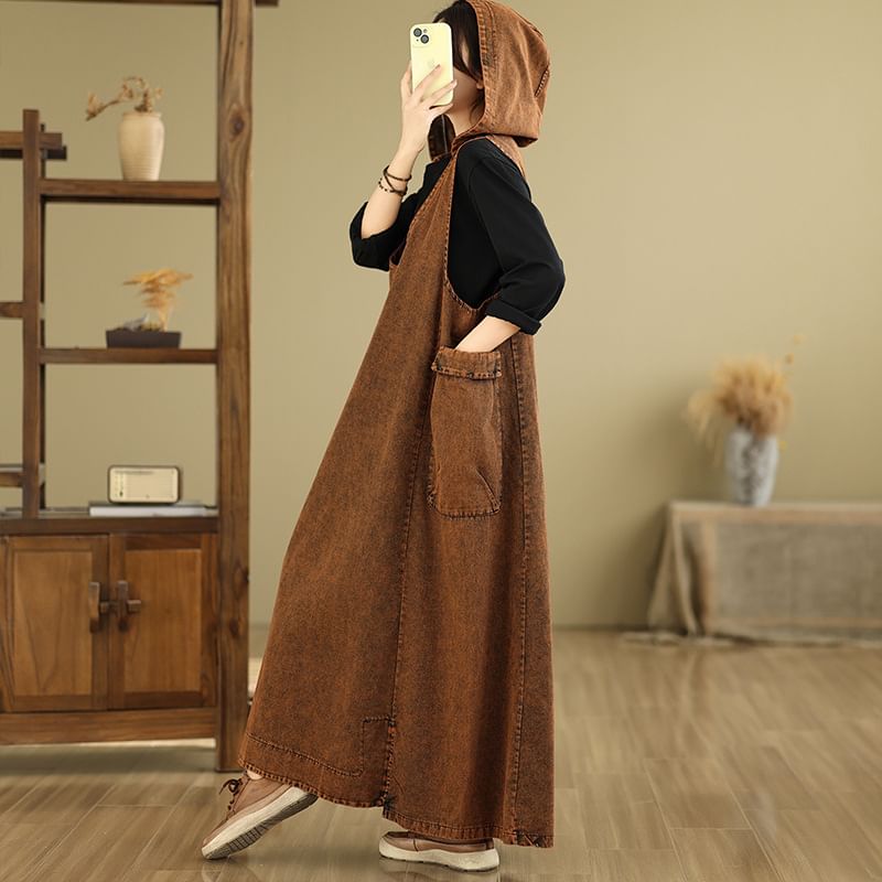V-Neck Sleeveless A-Line Maxi Dress
