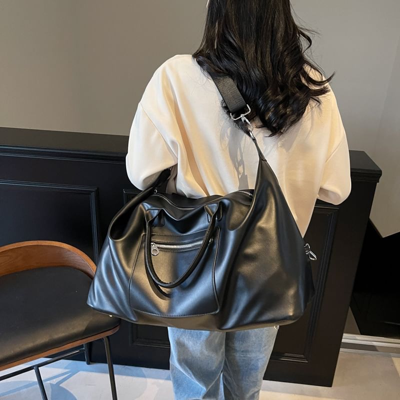 Crossbody Bag Handle Top Leather Faux