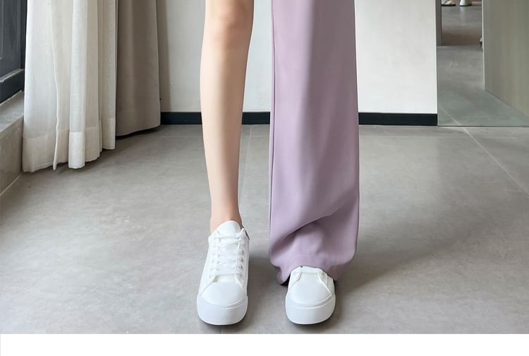 Designs) Pants Leg High Dress (Various Waist Plain Wide