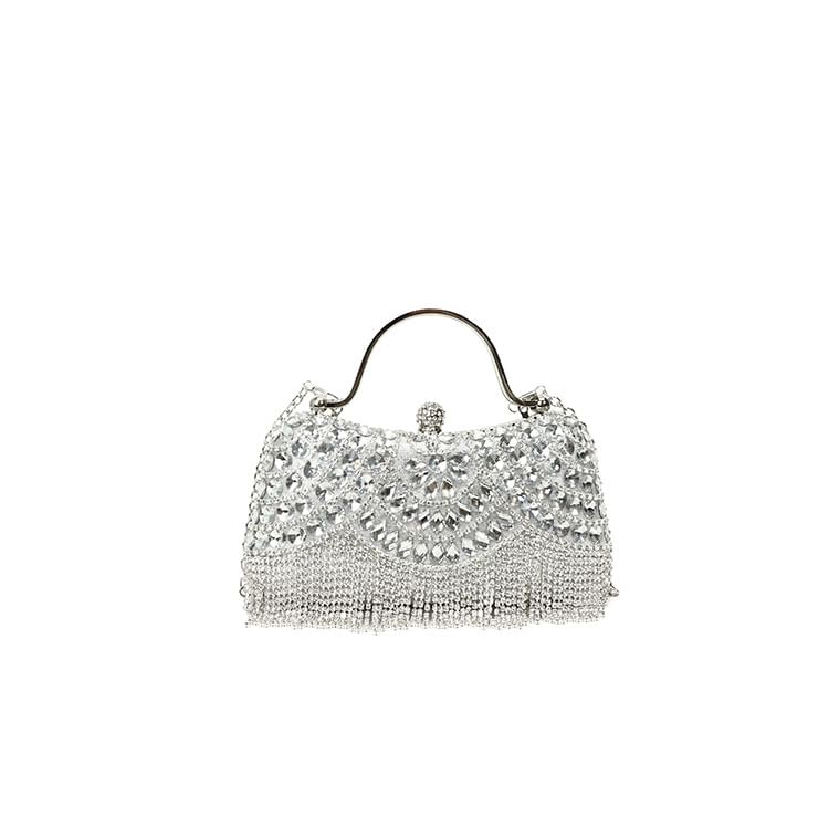 Bag Crossbody Chain Rhinestone Tasseled