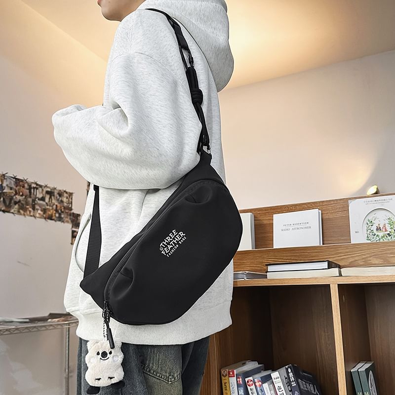 Lettering Crossbody Bag