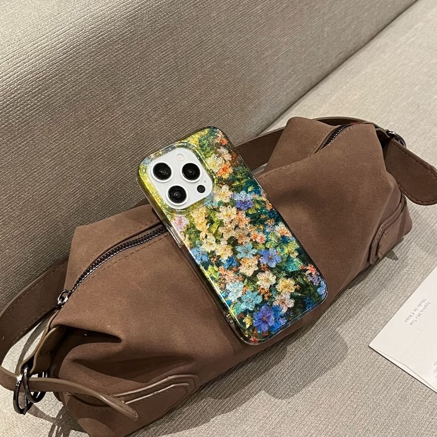 Flower Print Phone Case
