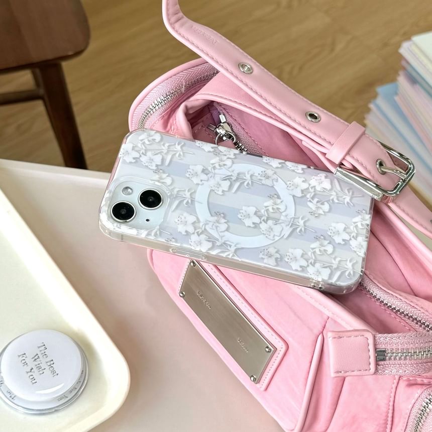 Flower Print Phone Case / Stand