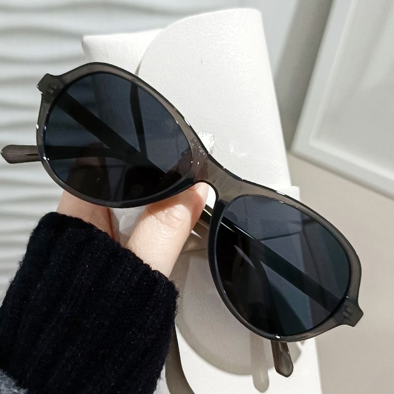 Round Plain Sunglasses